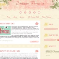 Vintage Flowers Theme