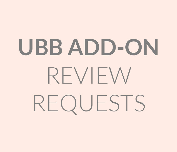 UBB Review Requests Add-On